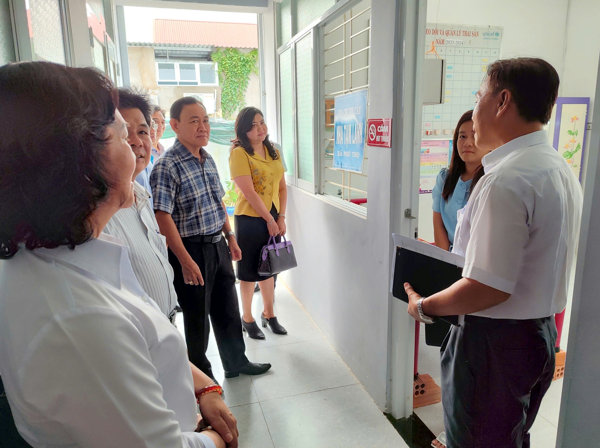 Đoàn kiểm tra tỉnh An Giang kiểm tra hoạt động vì sự tiến bộ phụ nữ, bình đẳng giới năm 2024 tại Phú Tân