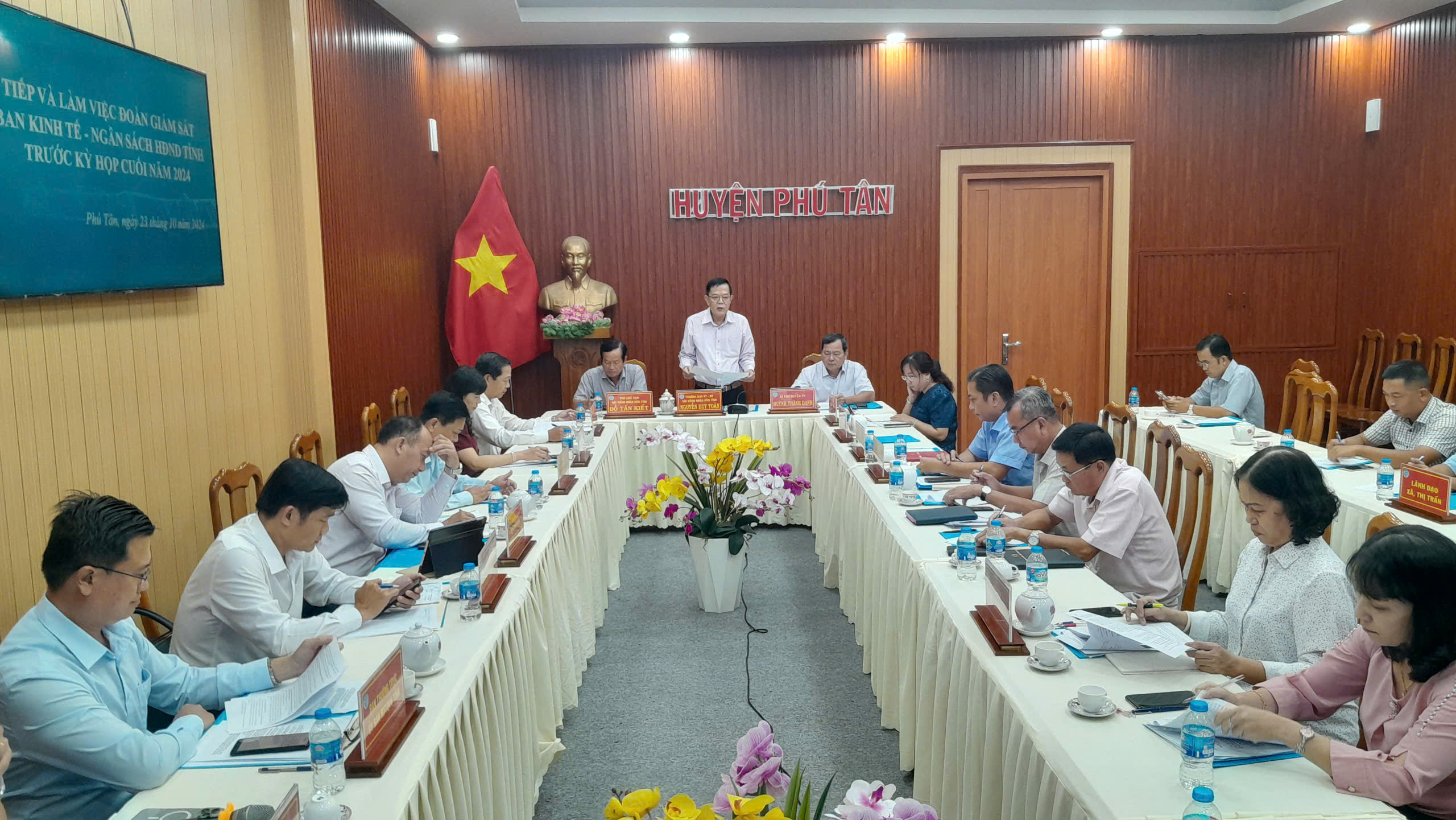 Ban Kinh tế - Ngân sách HĐND tỉnh An Giang giám sát thực hiện chính sách liên kết sản xuất và tiêu thụ sản phẩm tại huyện Phú Tân
