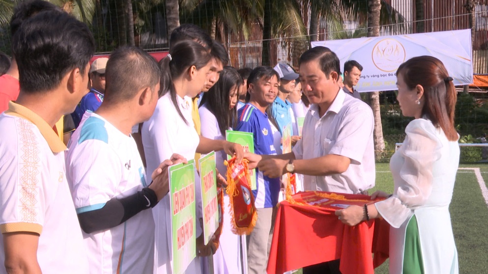 Khai mạc Giải bóng đá 7 người tỉnh An Giang năm 2024