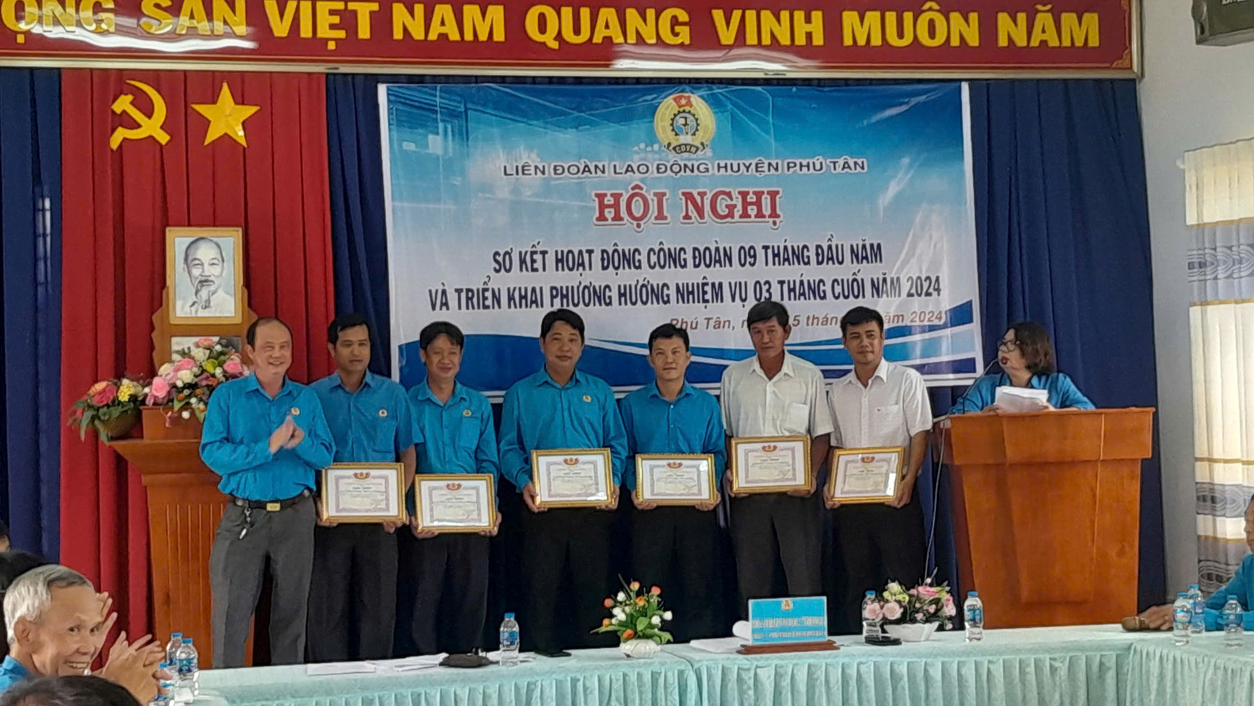 Hội nghị sơ kết hoạt động Công đoàn 9 tháng đầu năm, triển khai nhiệm vụ trọng tâm 3 tháng cuối năm 2024