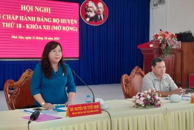 Phú Tân tổ chức Hội nghị Ban Chấp hành mở rộng lần thứ 18 – Khóa XII