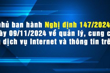 Nghị định 147/2024/NĐ-CP ngày 09/11/2024
